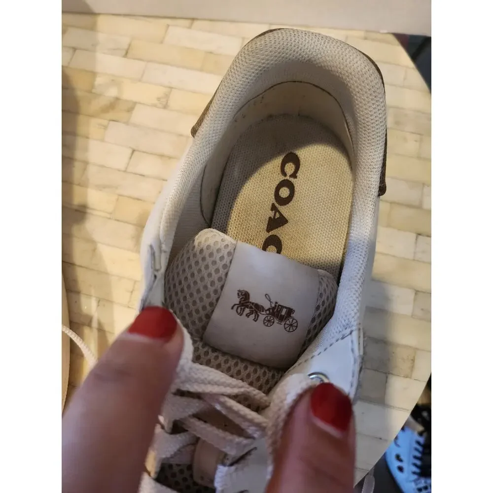 Coach Clip Low Top Sneakers size 8